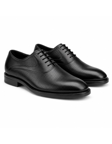 Black leather Oxford