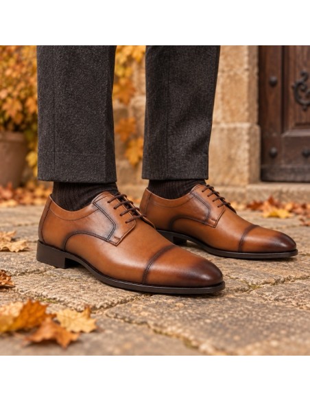 Derby de peau cuir IBRATO-CUERO