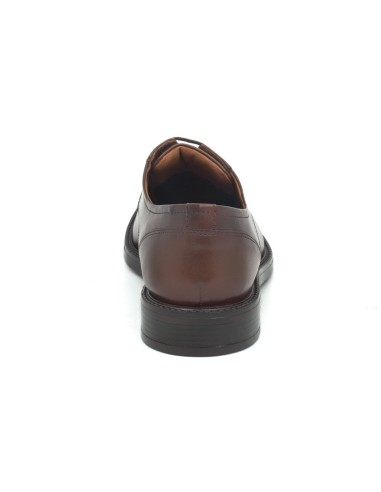 Derby de peau marron JUMANS-BROWN