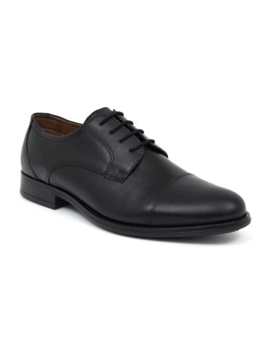 Derby de peau le noir JUMIN-BLACK
