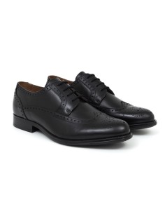 Black leather derby 2