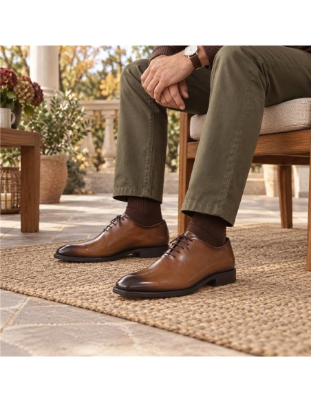 Oxford de peau cuir KAELUN-CUERO
