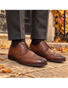 Light Brown leather derby
