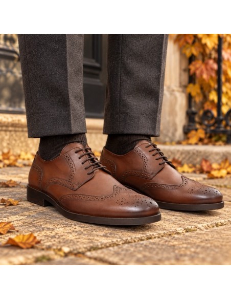 Derby de peau cuir KERNOL-CUERO