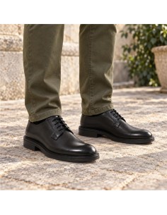 Derby de peau le noir KIRONA-NEGRO