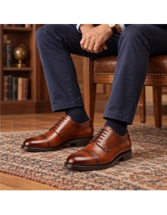 Light Brown leather derby