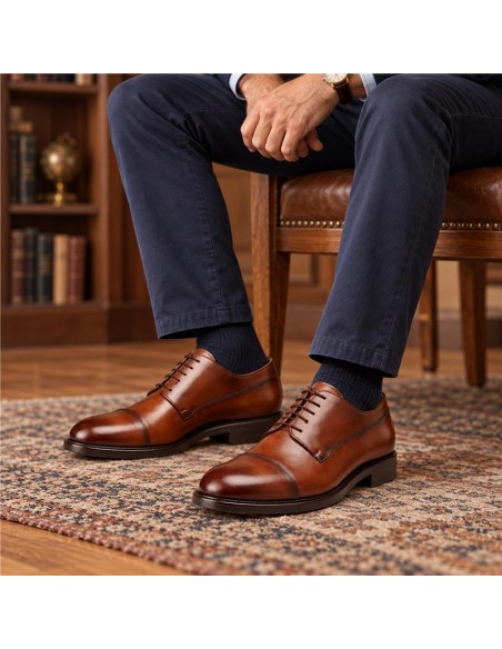 Light Brown leather derby
