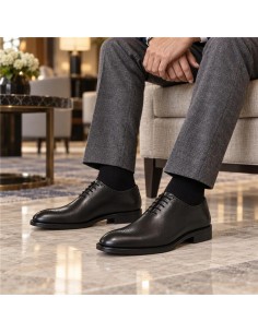 Oxford de peau le noir LUMIRA-NEGRO