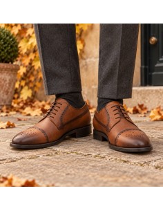 Light Brown leather derby