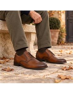 Derby de peau cuir NURVEN-CUERO