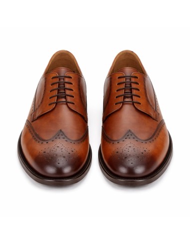 Derby de peau marron OLVERA-CUERO