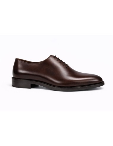 Oxford de peau marron PARMEN-BROWN