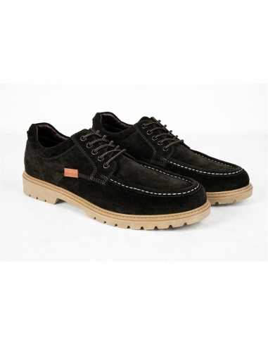 Derby suède marron SANORI-BROWN