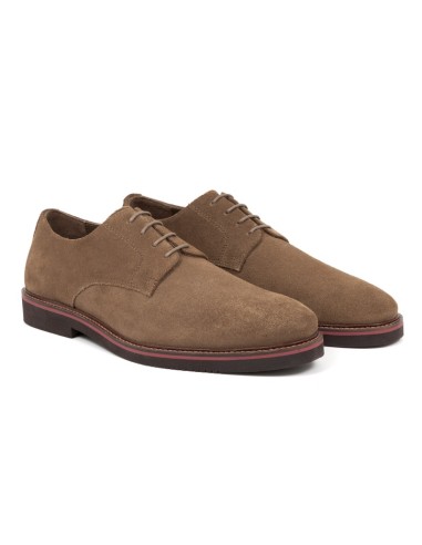 Beige suede derby