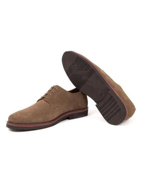 Derby suède beige SERRATI-CAMEL