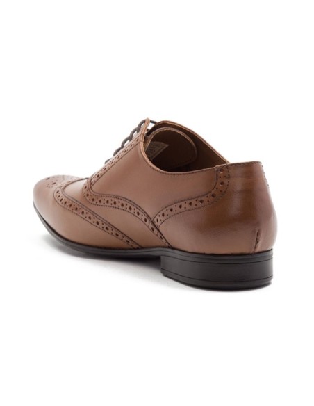 Brown leather Oxford
