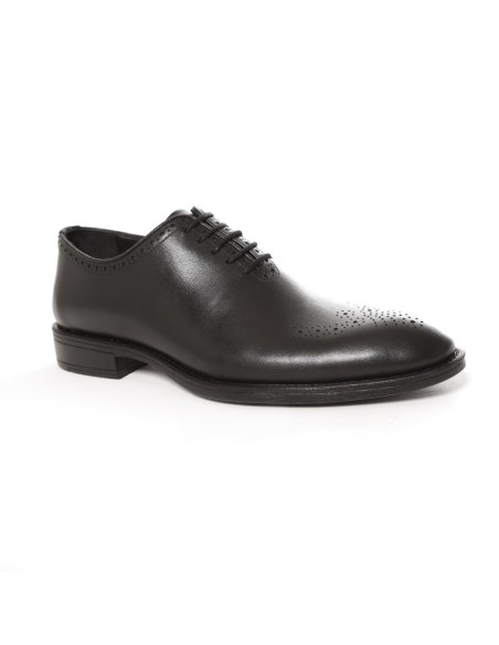 Oxford de piel con costura color negro