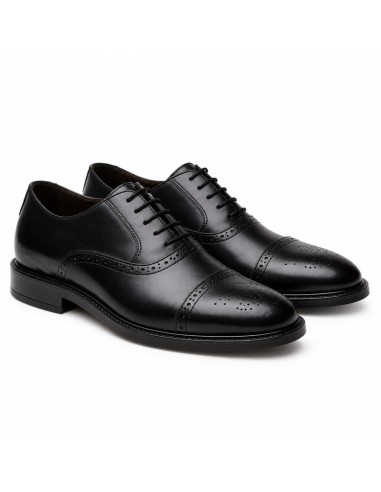 Black leather Oxford
