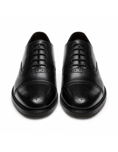 Black leather Oxford