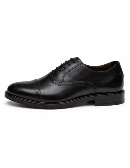 Black leather Oxford