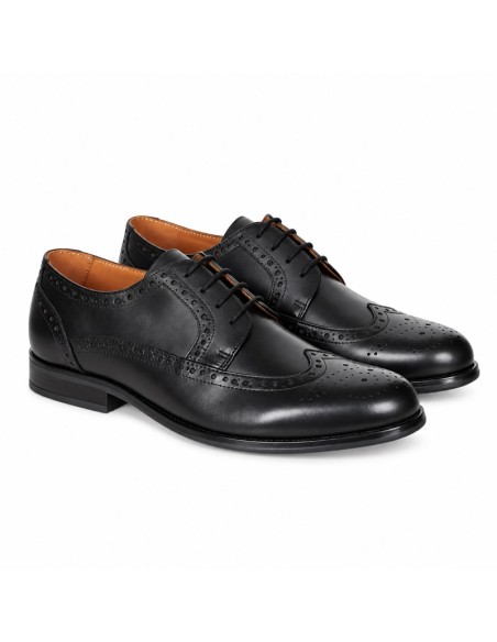 Derby de peau le noir VOPAN-NEGRO