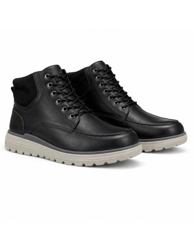 Black leather boot