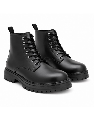 Bottine de peau le noir LAMIR-BLACK