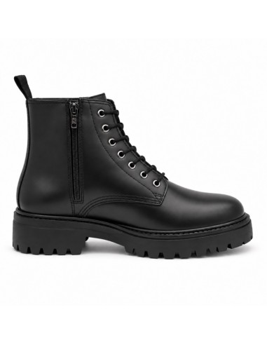 Bottine de peau le noir LAMIR-BLACK