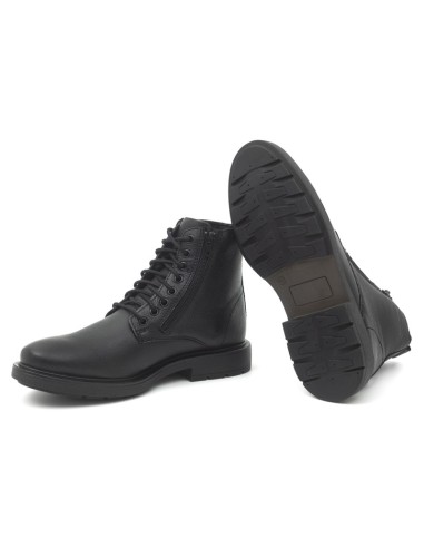 Black leather boot