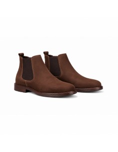bottines chelsea nubuck marron NARVAL-BROWN 2