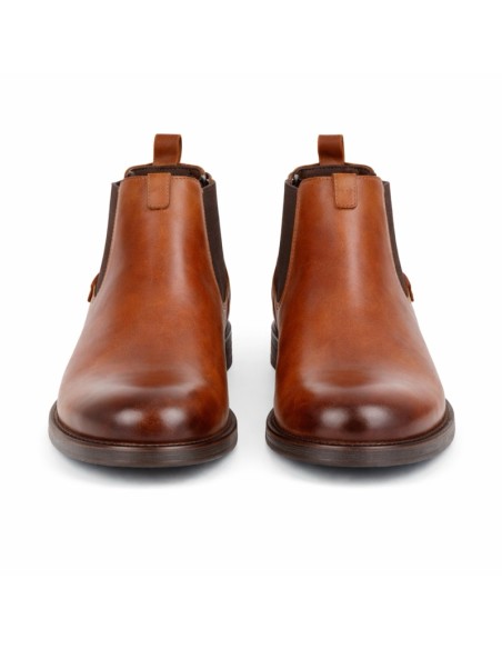 Light Brown leather chelsea boots