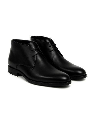 Bottine de peau le noir PARUMEN-NEGRO