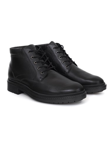 Black leather boot