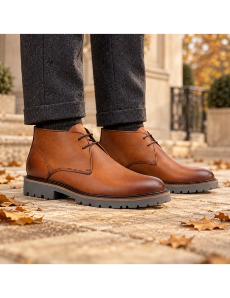 Light Brown leather boot