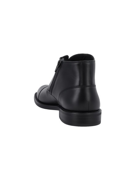 Black leather boot