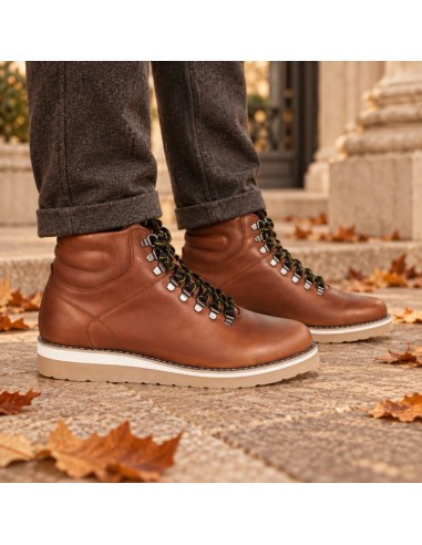 Bottine de peau cuir TANKER-CUERO