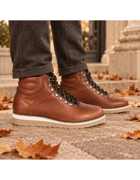 Bottine de peau cuir TANKER-CUERO