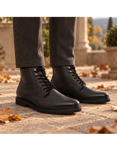 Bottine de peau le noir ULMIRA-NEGRO