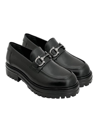 black leather Dressing Shoes W-TROMEN-BLACK