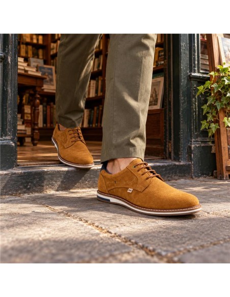 Light Brown suede Casual derby