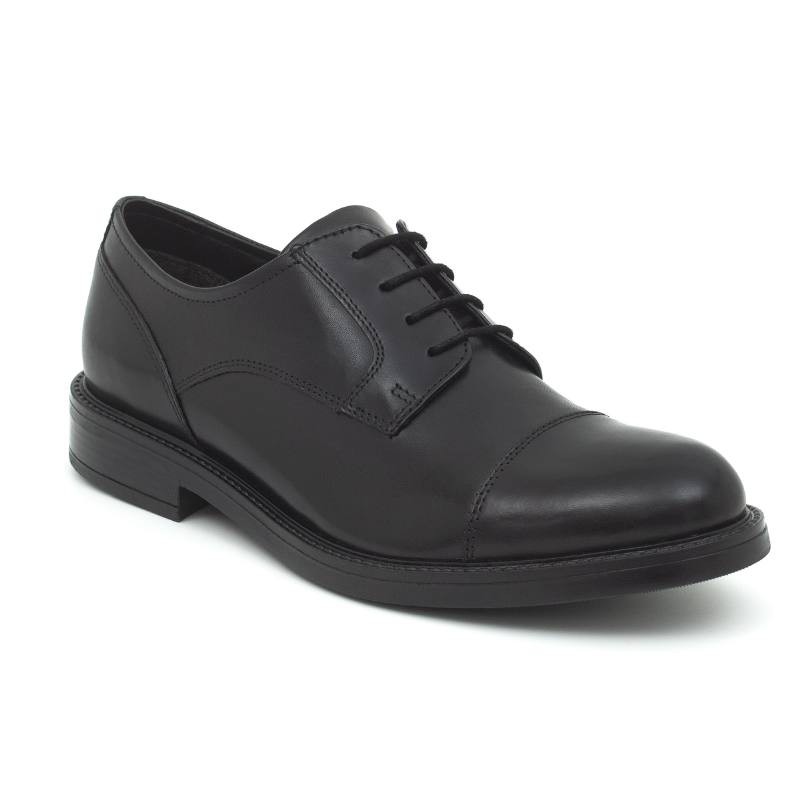 Derby en cuir noir BLESO-NEGRO