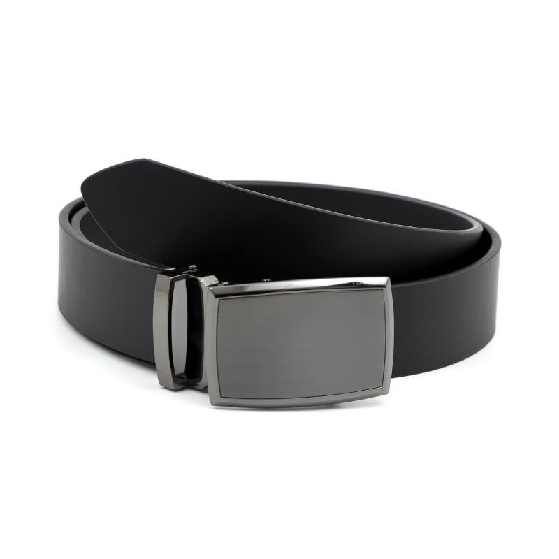 black leather belt B-LUKE-BLACK