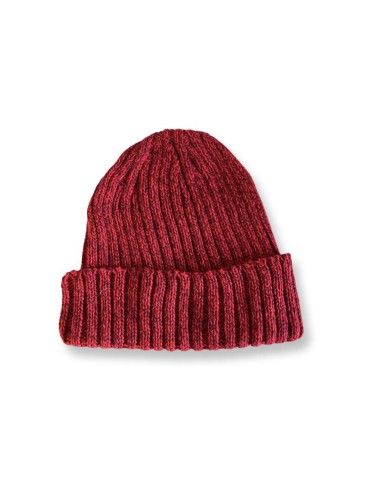 Gorra tejida trenzado color rojo BOI-TREDOR-ROJO