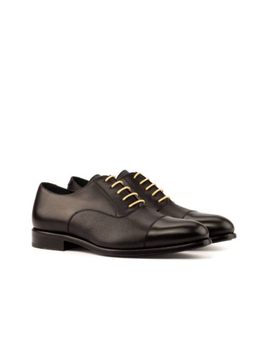 Oxford de piel legate color negro BOMAR-NEGRO