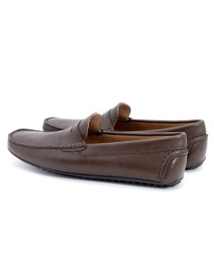 Mocassin de peau marron ELFAZ-MARRON 2