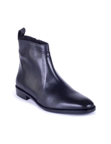 black leather boots ELMEN-NEGRO