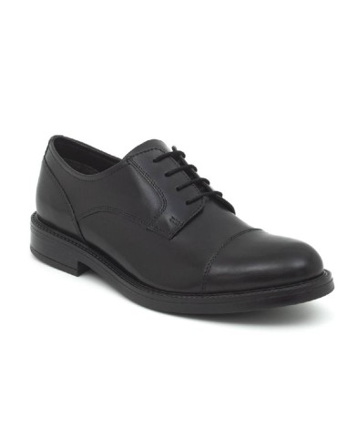 Derby de piel de costura vuelta color negro BOWLES-NEGRO