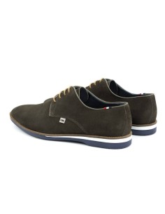 Green suede Casual derby 2