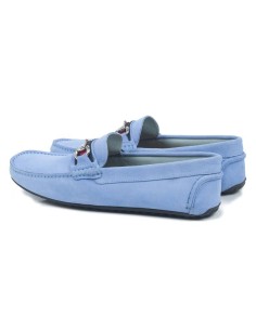 Blue suede moccasin 2