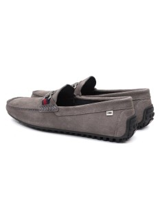 Grey suede moccasin 2